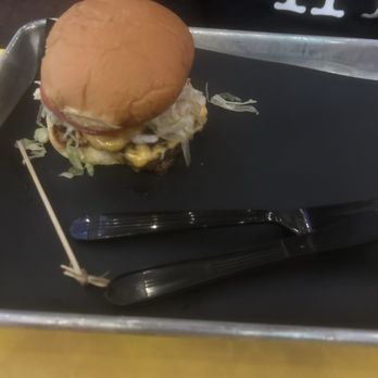 Yellow Dog Eats Kitchen & Bar - Double Smash Burger - Bars Near Me - New Smyrna Beach, Florida