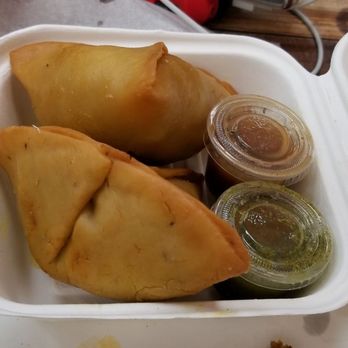 Orange Curry - Vegetable Samosa is good. - Indian Near Me - Orange, California Orange Curry - Vegetable Samosa is good. - Indian Near Me - Orange, California