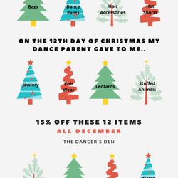 The Dancer's Den - Come in and get all of your Christmas shopping done!