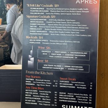 Summit One Vanderbilt - Cafe on the top floor - menu - Observatories Near Me - New York, New York Summit One Vanderbilt - Cafe on the top floor - menu - Observatories Near Me - New York, New York