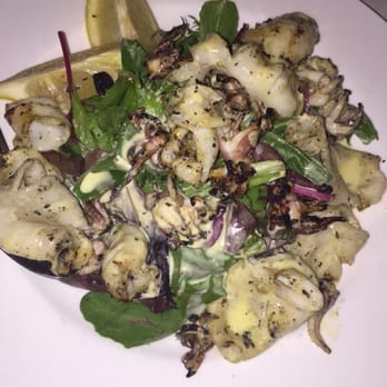 Cafe Santorini - Grilled Calamari - Italian Near Me - Pasadena, California