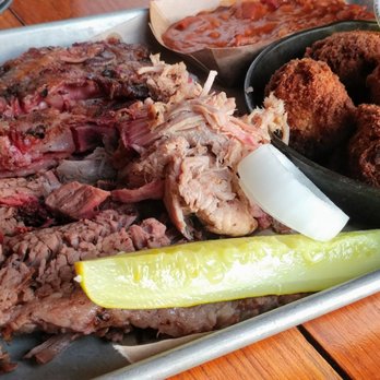 Brisket - Three meat plate. Loved every bit of it. - Barbeque Near Me - North Myrtle Beach, South Carolina Brisket - Three meat plate. Loved every bit of it. - Barbeque Near Me - North Myrtle Beach, South Carolina
