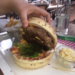 La Bohème - Inside of the best burger in the world.