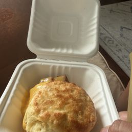 Egg and cheese biscuit Egg and cheese biscuit