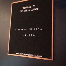 a blackboard with the words soup of the day tequila a blackboard with the words soup of the day tequila