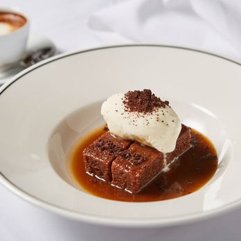 TATEL Miami - "Pastel TATEL" warm toffee pudding with fresh milk ice cream - Seafood Near Me - Miami Beach, Florida TATEL Miami - "Pastel TATEL" warm toffee pudding with fresh milk ice cream - Seafood Near Me - Miami Beach, Florida
