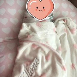 Blanket with Embroidery