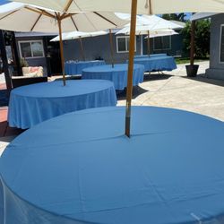 All Seasons Party Rental's - Tables and umbrellas