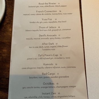 Wayan - Drink menu - Indonesian Near Me - New York, New York Wayan - Drink menu - Indonesian Near Me - New York, New York