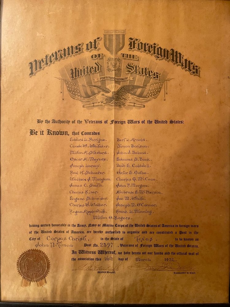 Vfw Post 2397 - social services organization in Corpus Christi, TX