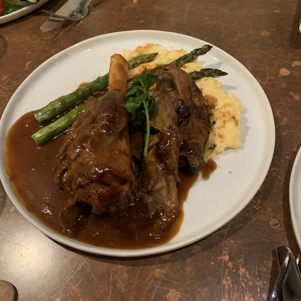Valentina - lamb with polenta- delicious and huge portion - Seafood Near Me - Encinitas, California Valentina - lamb with polenta- delicious and huge portion - Seafood Near Me - Encinitas, California