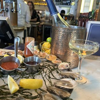 Blue Seafood Bar - Happy hour oysters, clams, and cava - Seafood Near Me - New York, New York