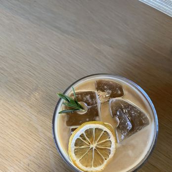 Work in Progress - Rosemary latte - Wine Bars Near Me - Costa Mesa, California Work in Progress - Rosemary latte - Wine Bars Near Me - Costa Mesa, California