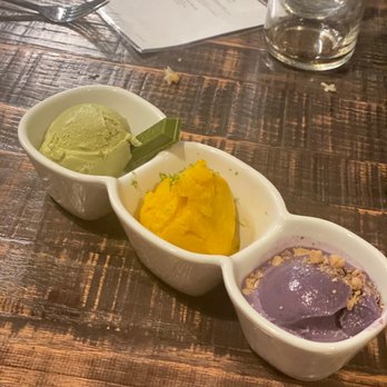 Modita - Ice cream trio! Ube was our favorite - Sushi Bars Near Me - Indianapolis, Indiana