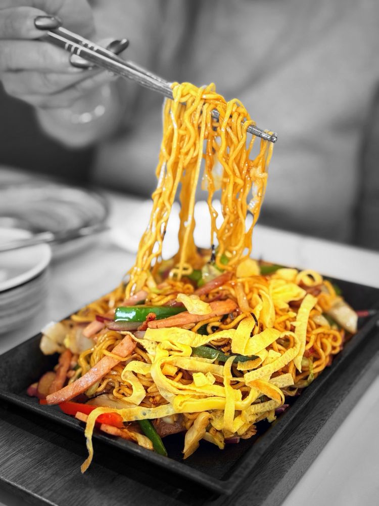 Food from Uncle Cha Fusion Cafe