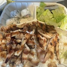 Chicken was fresh and juicy