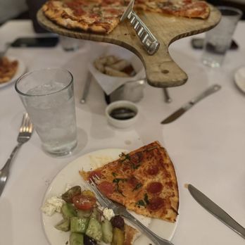 Mi Piace - We had the Classica with the Greca Salad and ended things with the chocolate soup. It was delicious. Everything was perfect. - Italian Near Me - Pasadena, California