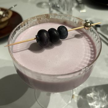 Savannah Oyster - Blueberry Cinnamon Cheesecake Martini $14 - Wine Bars Near Me - Mooresville, North Carolina