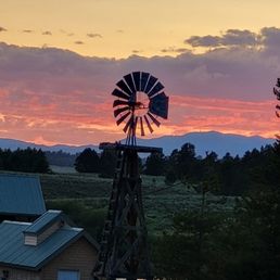 Beautiful sunset from our cabin Beautiful sunset from our cabin