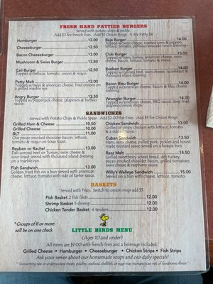 Menu photo 2 JJ’s Birds Nest Brainerd, MN Menu photo 2 JJ’s Birds Nest Brainerd, MN