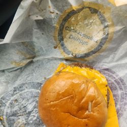 McDonald's - Oily double cheeseburger