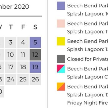 Beech Bend Park - 2020 Season hours - Amusement Parks Near Me - Bowling Green, Kentucky