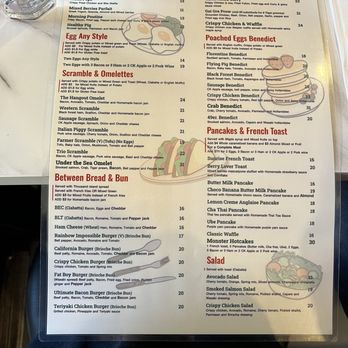 The Hangout - Menu as of December 2024 - Breakfast & Brunch Near Me - Walnut Creek, California