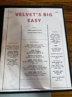 Menu photo 3 Velvet’s Big Easy Parkland, WA Menu photo 3 Velvet’s Big Easy Parkland, WA