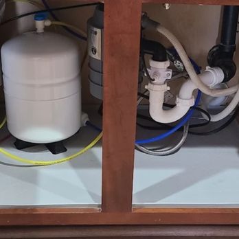 Clean H2O Pros - Reverse Osmosis system at our kitchen sink - Water Purification Services Near Me - Chandler, Arizona Clean H2O Pros - Reverse Osmosis system at our kitchen sink - Water Purification Services Near Me - Chandler, Arizona