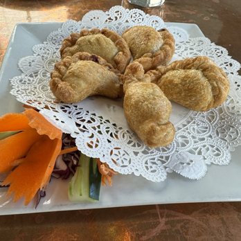 Thai Cuisine - Curry puffs! Delicious and soft but flaky. - Thai Near Me - Newport, Rhode Island Thai Cuisine - Curry puffs! Delicious and soft but flaky. - Thai Near Me - Newport, Rhode Island