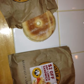 Einstein Bros. Bagels - Plain thintastic bagel with cream cheese. - Bagels Near Me - Oceanside, California Einstein Bros. Bagels - Plain thintastic bagel with cream cheese. - Bagels Near Me - Oceanside, California