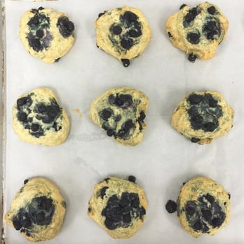 Cookies By George - blueberry muffins on a baking sheet - Bakeries Near Me - Edmonton, Alberta Cookies By George - blueberry muffins on a baking sheet - Bakeries Near Me - Edmonton, Alberta