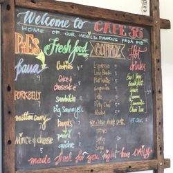 Café 35 - Menu