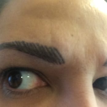 Horrible Hairstroke Eyebrow Tattoo Job By Lynn Lahor Yelp