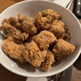Delicious popcorn tofu
