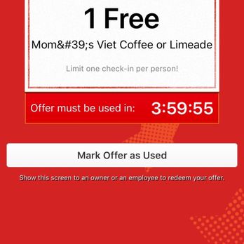 Roll Play - Yelp check in gets you free moms Vietnamese coffee or limeade!! - Vietnamese Near Me - Vienna, Virginia