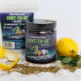 OverAchieving Tea - a jar of mint to be next to a lemon - Herbs & Spices Near Me - Virginia Beach, Virginia OverAchieving Tea - a jar of mint to be next to a lemon - Herbs & Spices Near Me - Virginia Beach, Virginia