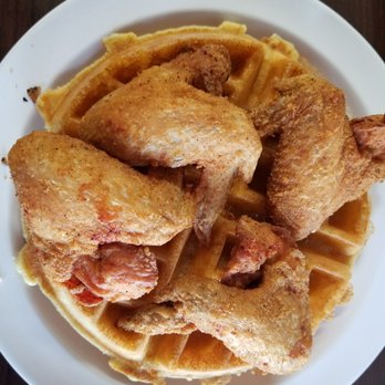 Rusty Pot Café - Chicken with waffles. It was good but not the better than any other chicken and waffle I've had but they got it - Breakfast & Brunch Near Me - Inglewood, California Rusty Pot Café - Chicken with waffles. It was good but not the better than any other chicken and waffle I've had but they got it - Breakfast & Brunch Near Me - Inglewood, California