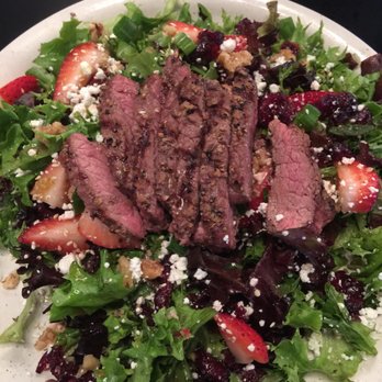 The Dish Cafe - Sweet and savory salad with grilled sirloin - American Near Me - Daniels, West Virginia