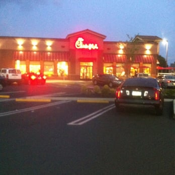 Chick-fil-A - Front of store from drive thru - Fast Food Near Me - Wyncote, Pennsylvania