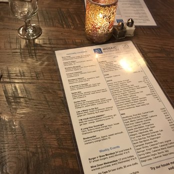 MOSAIC Restaurant - New American Near Me - Richmond, Virginia