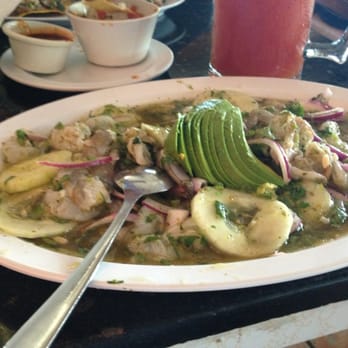 Mariscos Los Arcos - My favorite "camarones ahogados" aka aguachiles - Mexican Near Me - Van Nuys, California