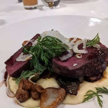 Oliver's Restaurant - Pan Seared Elk - New American Near Me - Buffalo, New York Oliver's Restaurant - Pan Seared Elk - New American Near Me - Buffalo, New York