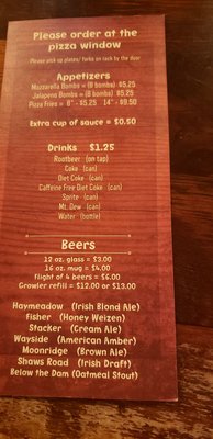 Menu photo 3 MoonRidge Brewing Company Cornell, WI