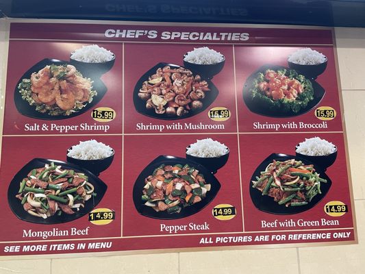 Menu photo 7 Hong Kong Express Artesia, CA