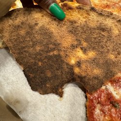 Vito's Express - Burnt pizza crust