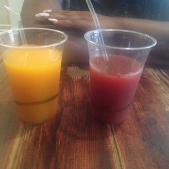 Bonafini - Fresh orange juice and I think the other one was a berry mint kind of juice...wasn't a fan of either. - Breakfast & Brunch Near Me - Brooklyn, New York Bonafini - Fresh orange juice and I think the other one was a berry mint kind of juice...wasn't a fan of either. - Breakfast & Brunch Near Me - Brooklyn, New York