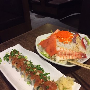 Sushi Town - Seafood Salad ($8.25) and Red Roll ($7.95) - Japanese Near Me - North Vancouver, British Columbia Sushi Town - Seafood Salad ($8.25) and Red Roll ($7.95) - Japanese Near Me - North Vancouver, British Columbia
