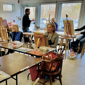 Cape Cod Art Center - students with Sean Cassidy oil and acrylic class - Art Galleries Near Me - Barnstable, Massachusetts Cape Cod Art Center - students with Sean Cassidy oil and acrylic class - Art Galleries Near Me - Barnstable, Massachusetts