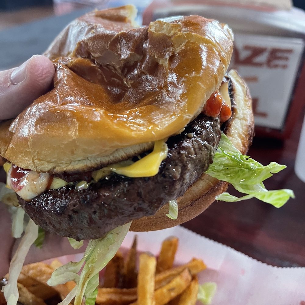 Blaze-N-Grill - Cheese Burger - Burgers Near Me - Chicago, Illinois